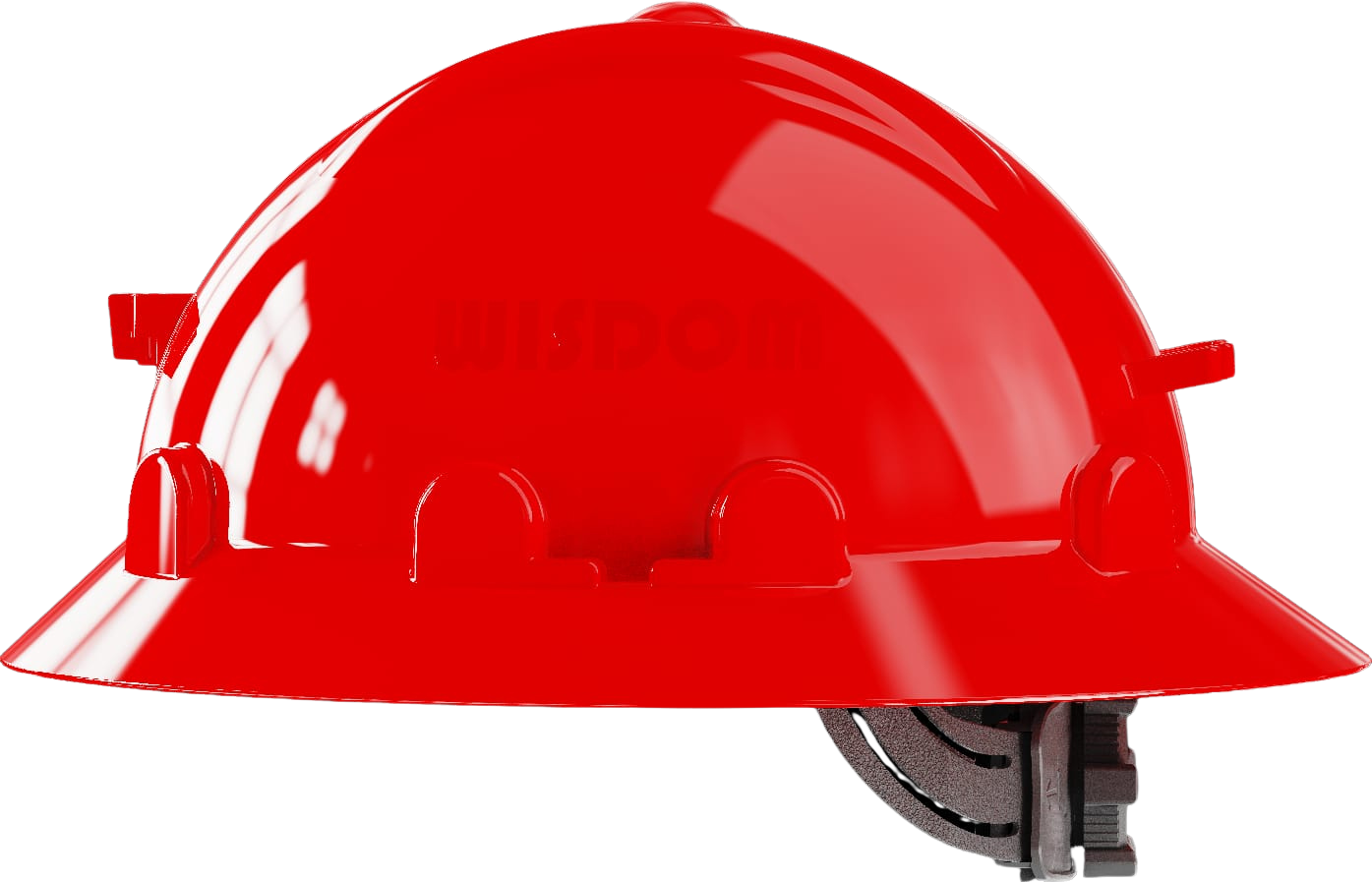 Casco Minero Rojo WISDOM